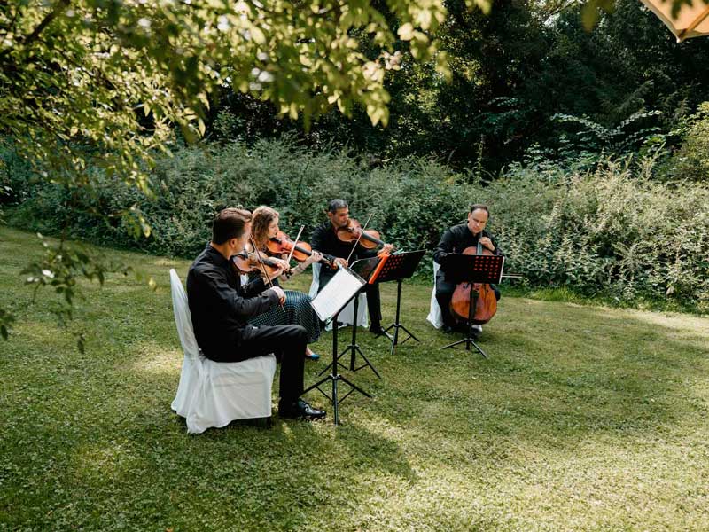 Streichquartett Hochzeit Schloss Amerang